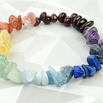 Colorful bracelet mix of chakra stones