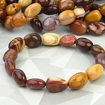 Mookaite bracelet with irregular stones