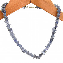 Necklace tanzanite drums Ag 925/1000 55.9g