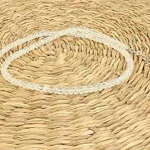 Moonstone necklace cut Ag 925/1000 16.8g