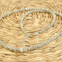 Diamond rough necklace Ag 925/1000
