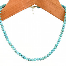 Turquoise genuine necklace Ag 925/1000 22.4g