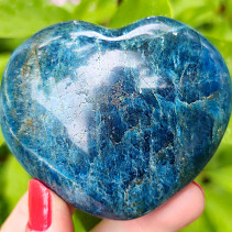 Smooth apatite heart 286 grams