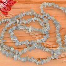Akvamarín náhrdelník 90cm (modrý)