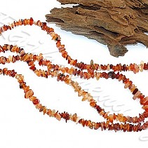 Necklace of carnelian long