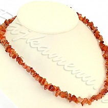 Carnelian necklace of small stones