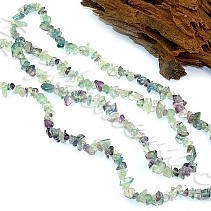 Necklace of fluorite long