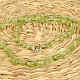 Olivín náhrdelník malé oblázky Ag 925/1000