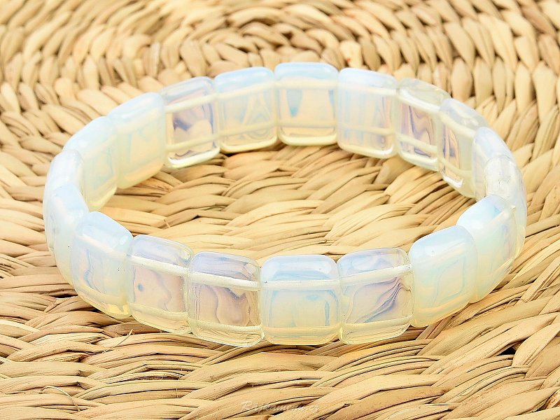 Polished opal bracelet