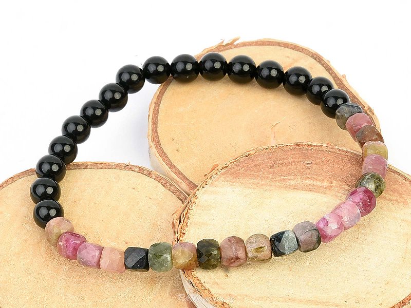 Multicolor tourmaline bracelet