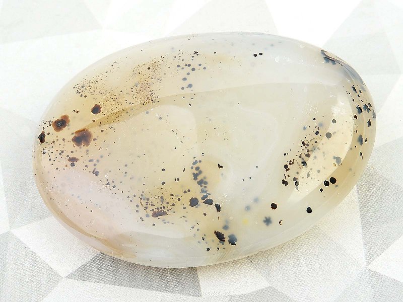 Agate stone with inserts (113g)