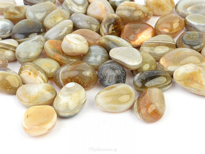 Smooth gray agate 20-40mm
