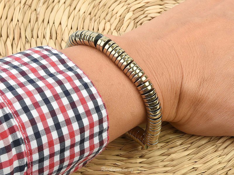 Hematite bracelet (gold color)