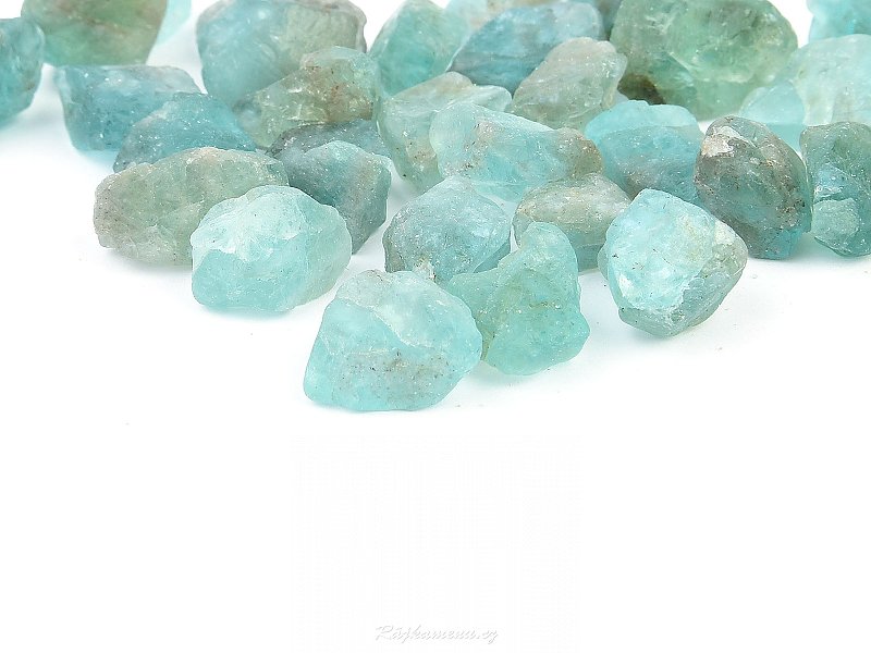 Blue apatite natural stone