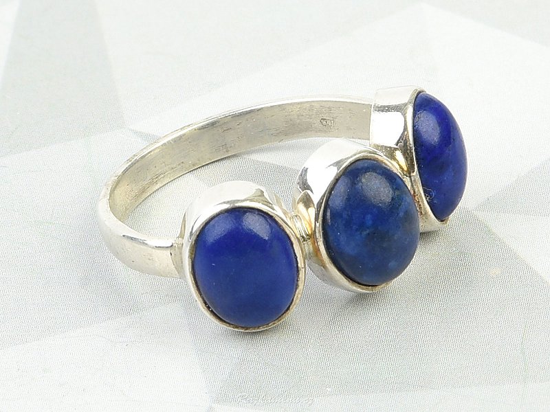 Lapis lazuli silver ring size 52 Ag 925/1000 (3.1g)