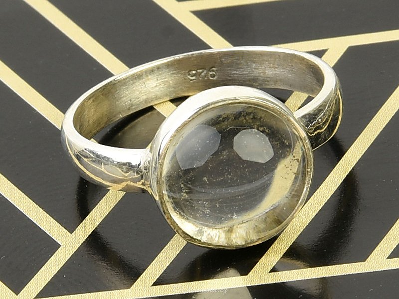 Křišťálový prsten 11mm Ag 925/1000