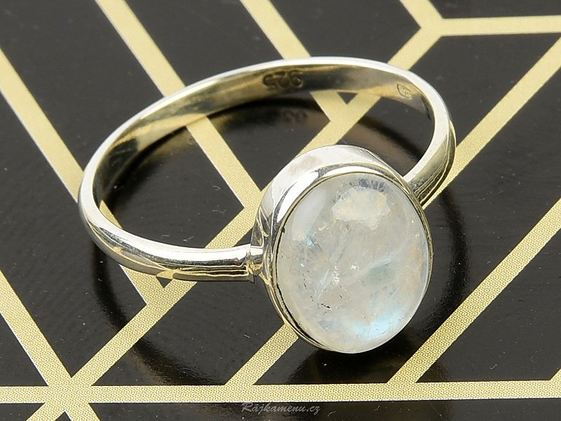 Prsten s měsíčním kamenem Ag 925/1000