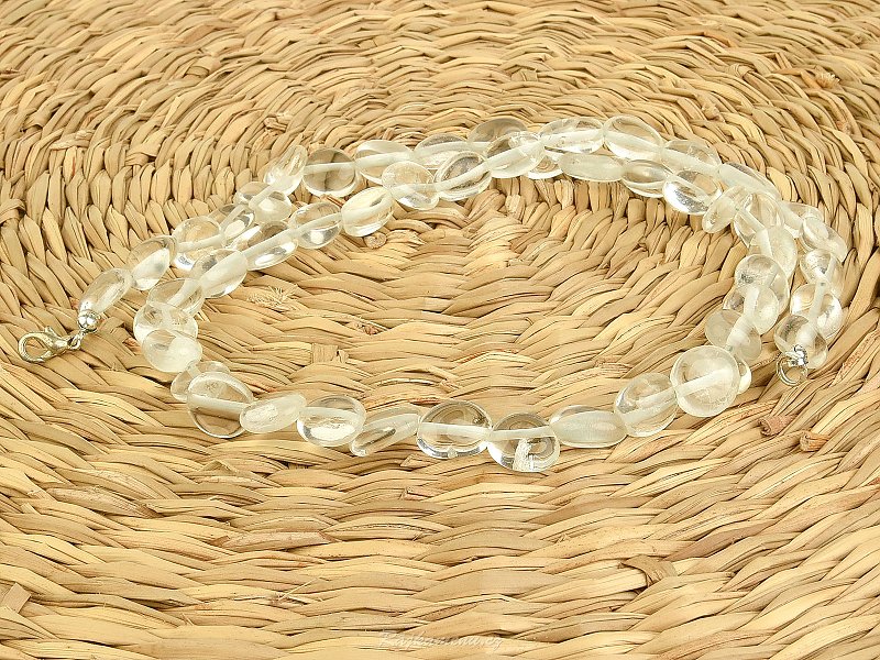 Crystal necklace pebbles 50cm