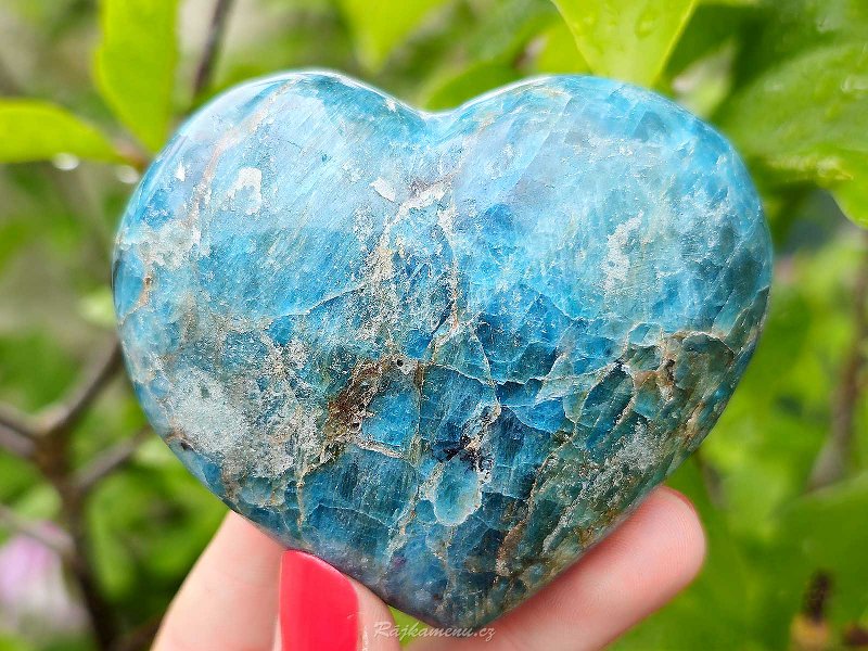 Turquoise heart apatite 274 grams