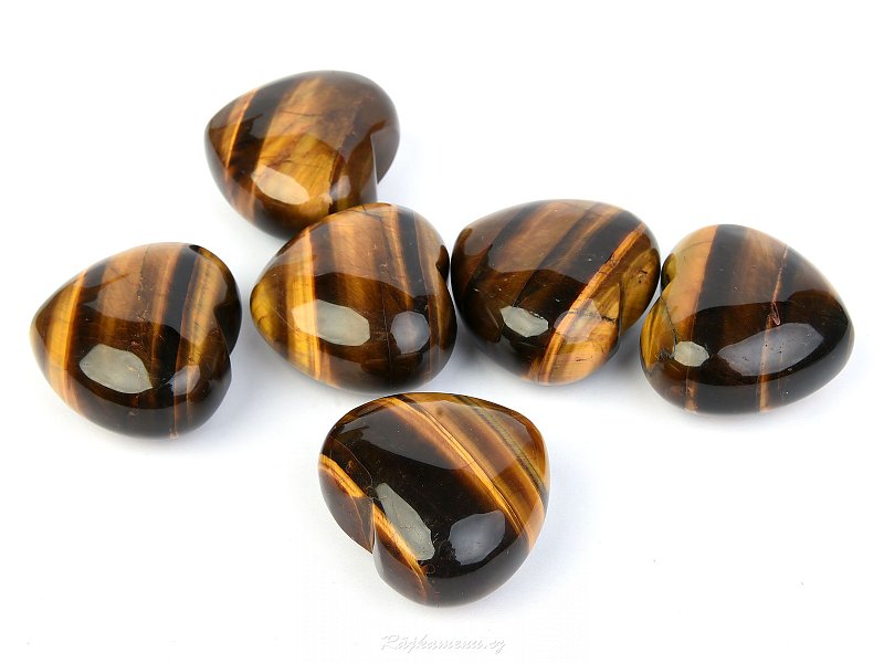 Tiger eye heart