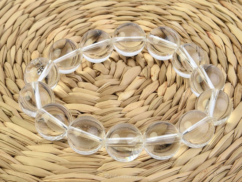 Crystal beads bracelet large