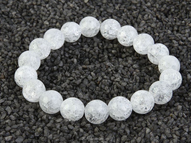 Bracelet with crystal beads sparkle.