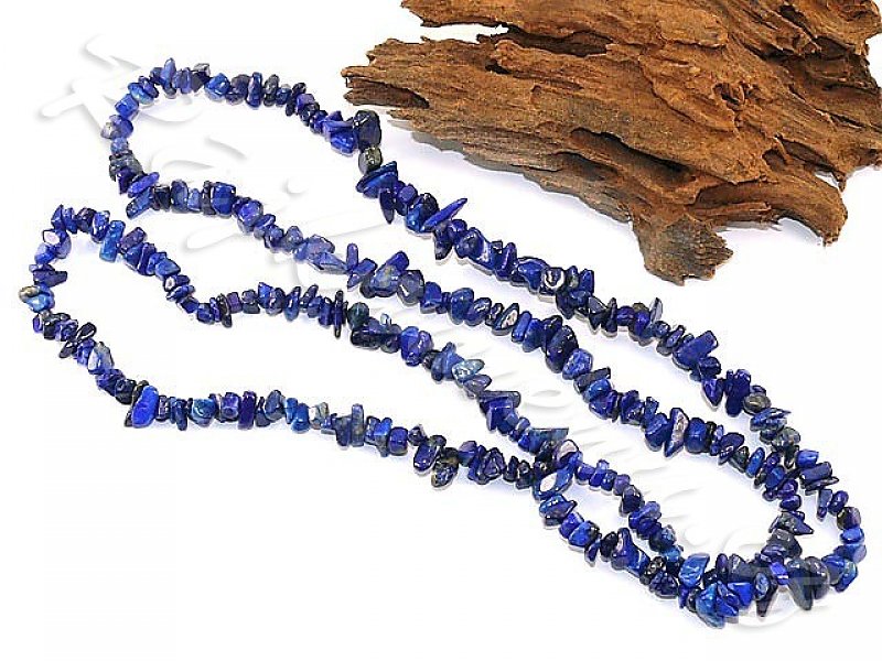 Dlouhá šňůra na krk lapis lazuli extra