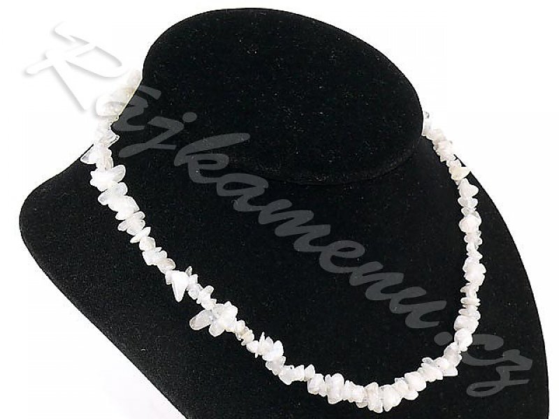 Moonstone necklace of shorter