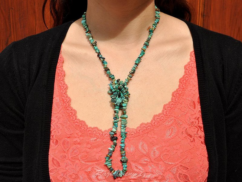 Long neck cord from turquoise