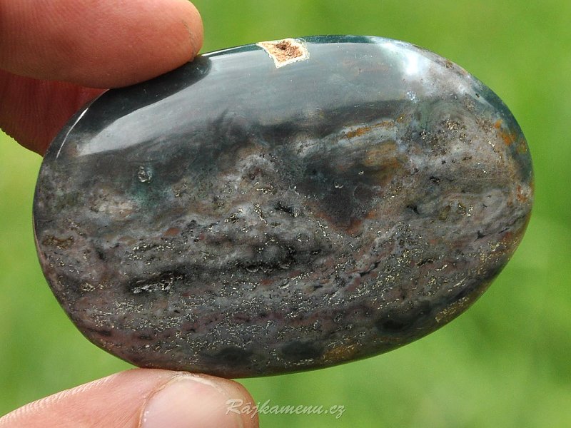 Aqua jasper stone (Madagascar) 60 mm