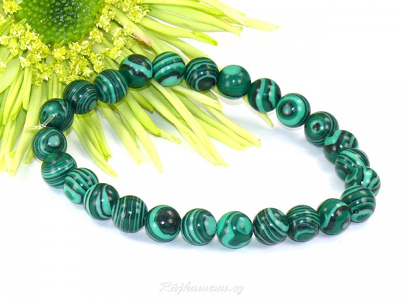 Malachite beads bracelet (imitation)