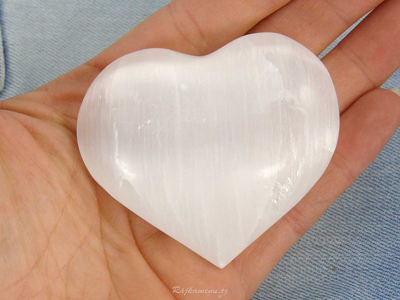 Selenitové large white heart