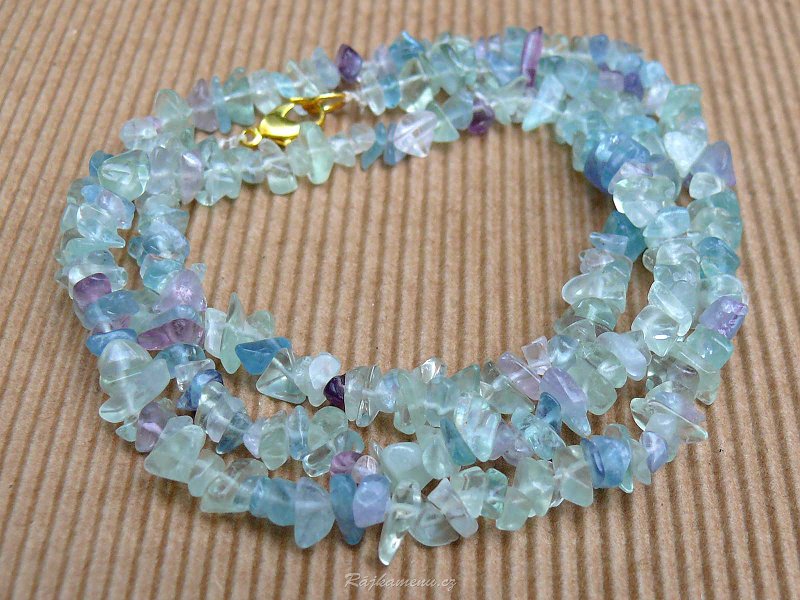 60 cm fluorite necklace fine pieces