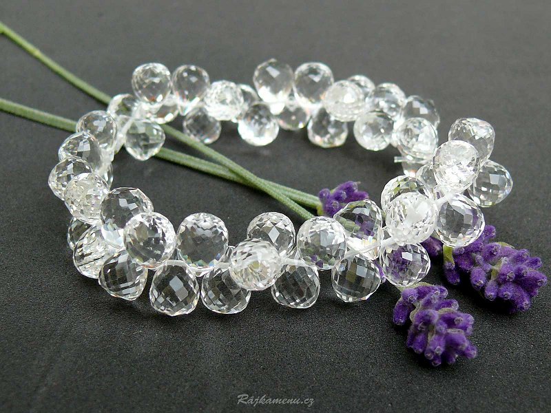 Bracelet cut crystal drops of extra quality