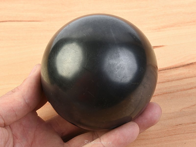 Shungites polished ball 8 cm (Russia)