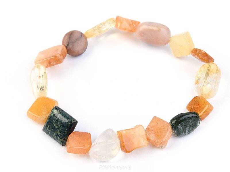 Bracelet mix of stones and shapes 20.1 g