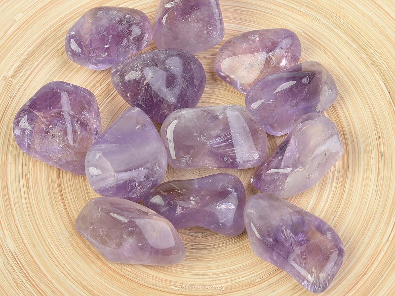 Tumbled transparent amethyst from Brazil size XL