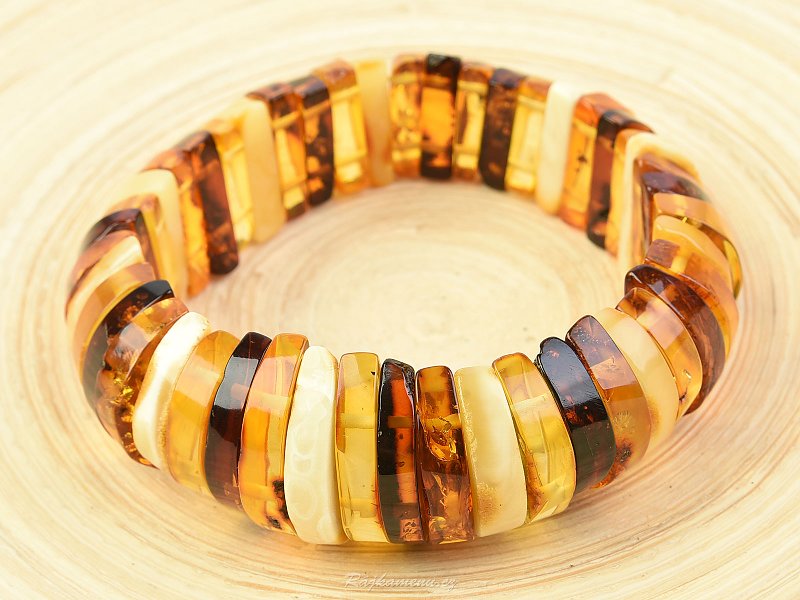 Crescents amber bracelet 30.6 g