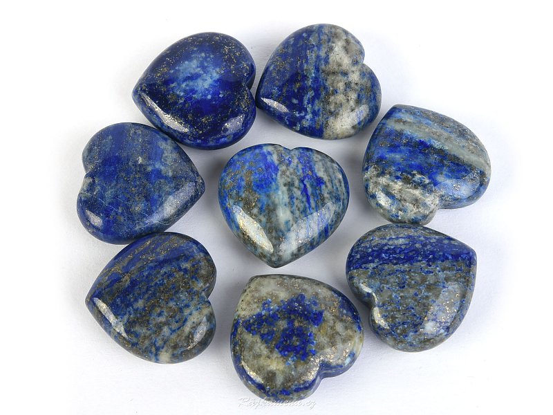 Srdíčko 25mm lapis lazuli