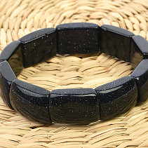 Bracelet for women synthetic avanturine 15mm