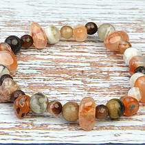 Bracelet mix of stones and shapes