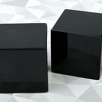 Leštěná krychle černý obsidián 40mm