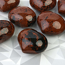 Mahogany obsidian smooth heart from Mexico