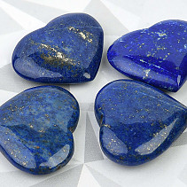 Leštěné srdce lapis lazuli