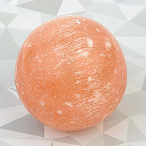 Selenite orange smooth ball 6cm