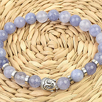 Bracelet quartz balls 8mm Buddha