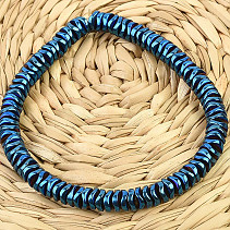 Hematite blue money bracelet