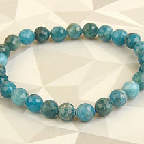Apatite bracelet with cut beads