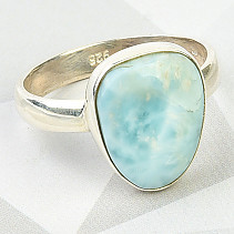 Larimar silver ring size 51 Ag 925/1000 (2.9g)