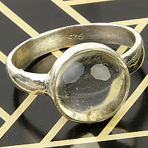 Křišťálový prsten 11mm Ag 925/1000